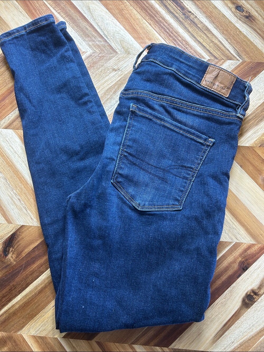 American Eagle Outfitters Dark Blue Skinny Jeans